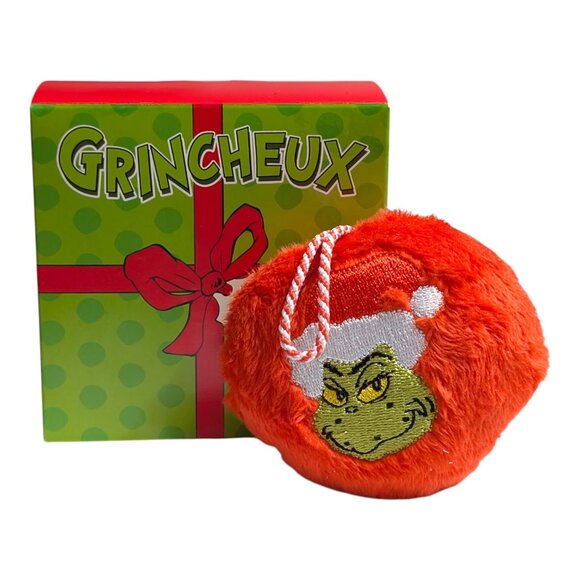 Dr. Seuss Other - 2025 McDonald's Dr Seuss Merry Grinchmas Ornament Plush Toy Happy Meal NEW